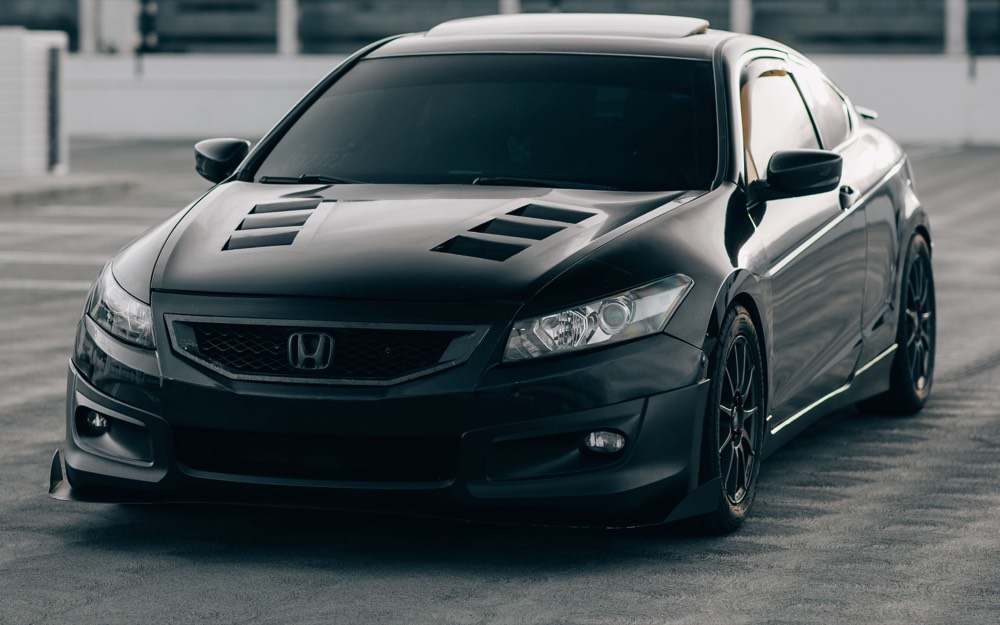 Black Honda Accord (stock photo)